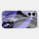 iPhone Case Trend Abstracte Lavendel Violet (Achterkant (horizontaal))
