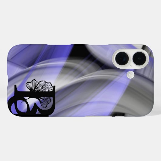 iPhone Case Trend Abstracte Lavendel Violet (Achterkant (horizontaal))