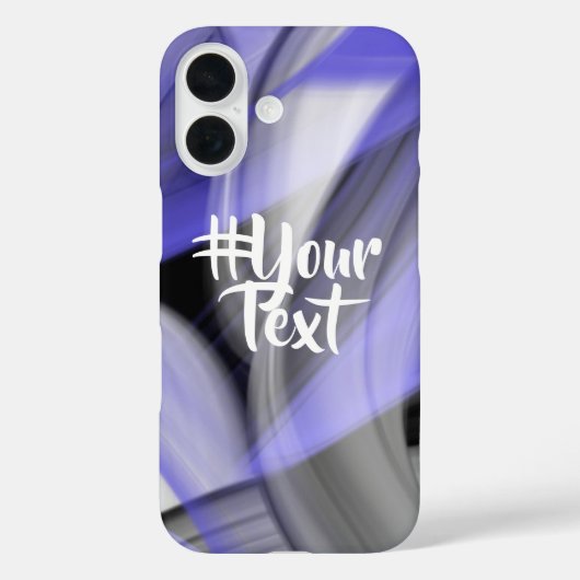 iPhone Case Trend Abstracte Lavendel Violet (Achterkant)