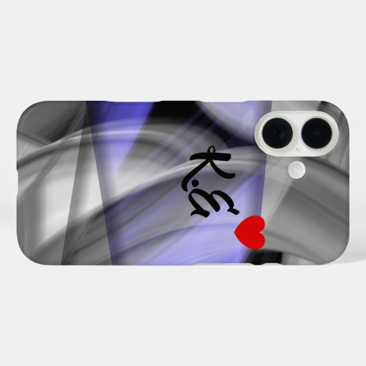 iPhone Case Trend Abstracte Lavendel Violet (Achterkant (horizontaal))