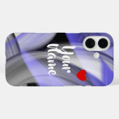 iPhone Case Trend Abstracte Lavendel Violet (Achterkant (horizontaal))
