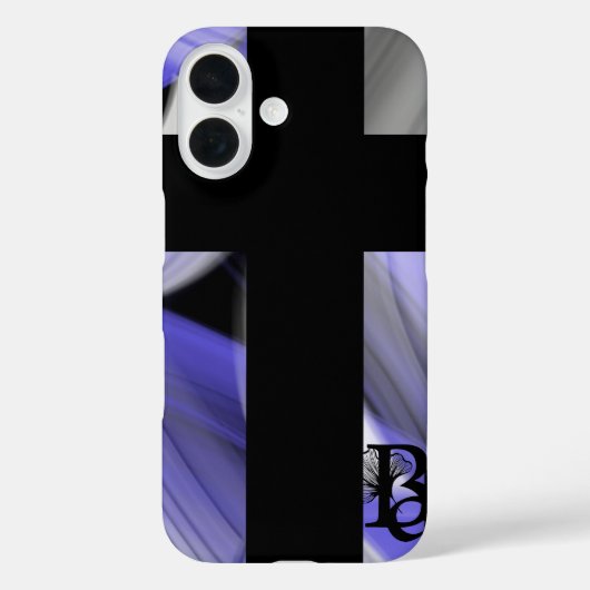 iPhone Case Trend Abstracte Lavendel Violet (Achterkant)