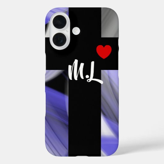 iPhone Case Trend Abstracte Lavendel Violet (Achterkant)