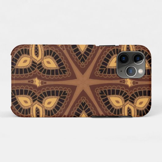 iPhone Case Tribal geometrisch patroon (Achterkant (horizontaal))