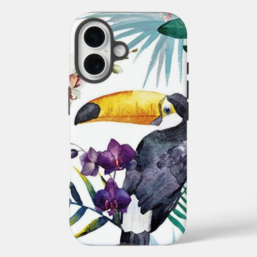 iPhone Case - Tropische vogel (Achterkant)