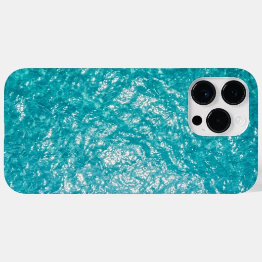 iPhone Case Turquoise Ocean Water (Achterkant (horizontaal))