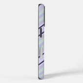 iPhone Case Vertical Stripe Pink HAMbWG (Achterkant / Rechts)