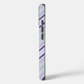 iPhone Case Vertical Stripe Pink HAMbWG (Achterkant / Links)