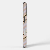 Iphone Case Verticale Streep geel HAMbWG (Achterkant / Rechts)
