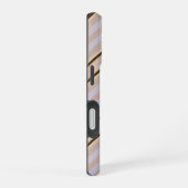 Iphone Case Verticale Streep geel HAMbWG 16 Hoesje (Rechterkant)