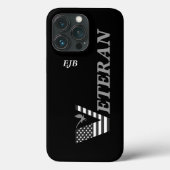 IPhone Case Veteran (Personaliseer het) (Achterkant)