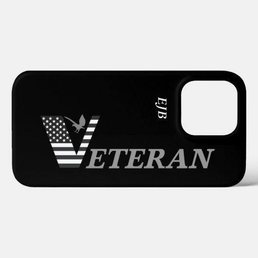 IPhone Case Veteran (Personaliseer het) (Achterkant (horizontaal))