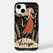 iPhone Case Virgo Celestial Zodiac Art (Achterkant)