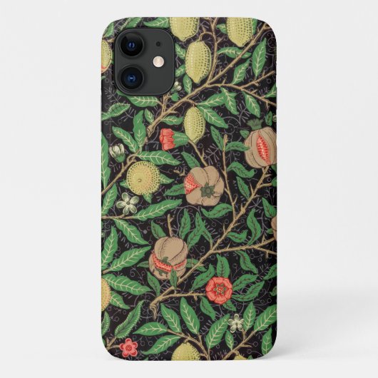 IPHONE CASE : WILLIAM MORRIS : POMEGRANATEN (Achterkant)