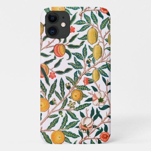 IPHONE CASE : WILLIAM MORRIS : POMEGRANATEN (Achterkant)
