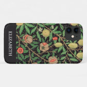 IPHONE CASE : WILLIAM MORRIS : POMEGRANATEN (Achterkant (horizontaal))