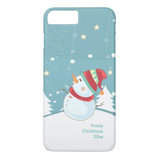 iPhone Case-Winter Snowman Case-Mate iPhone Case (Achterkant)