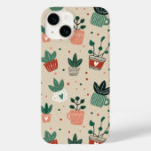 iPhone case with I wet my plants design (Achterkant)