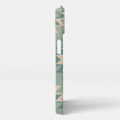 iPhone Case - Zuidwestelijk Weave, Pastel Aqua Hoesje (Rechterkant)