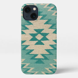 iPhone Case - Zuidwestelijke Weave, Blauwgroen 13 Hoesje
