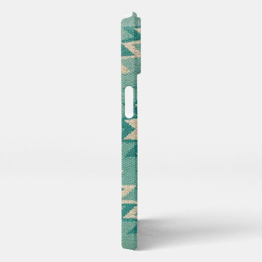 iPhone Case - Zuidwestelijke Weave, Blauwgroen iPhone Hoesje (Rechterkant)