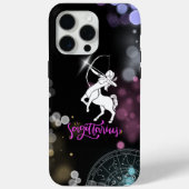 iPhone Case zwart Boogschutter (Achterkant)