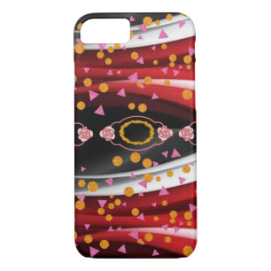 IPhone Cases Abstract Rood Zwart Wit