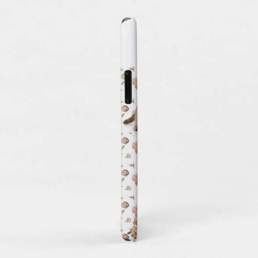 IPhone cases Floral Kitten mam (Achterkant/rechts)