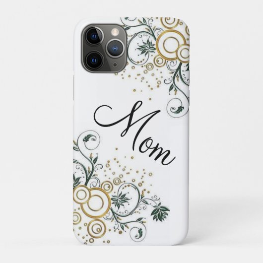 IPhone cases Floral mam (Achterkant)