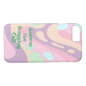 IPhone Cases Happy Pastel (Achterkant (Horizontaal))