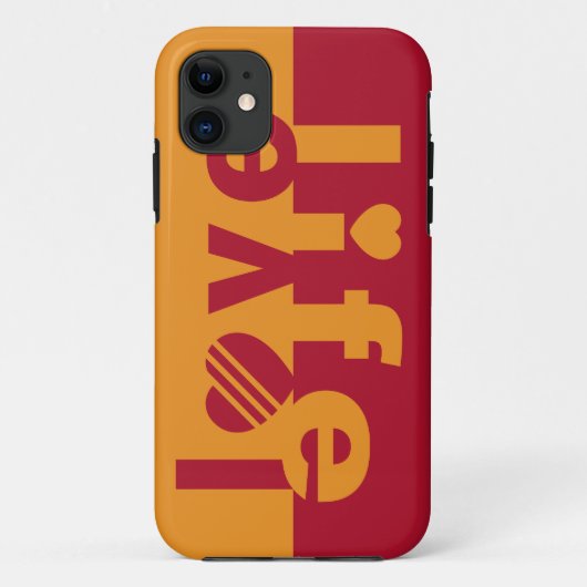 IPhone-cases LOVE LIFE Case-Mate iPhone Case (Achterkant)