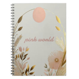 iphone cases pink world notitieboek