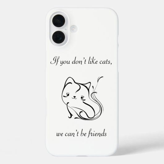Iphone Catlover cover (Achterkant)