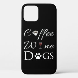 iPhone Coffee Wine Dogs Case-Mate iPhone Case