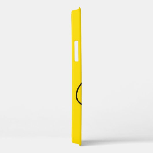 iPhone cover gele telefooncel (Achterkant / Rechts)