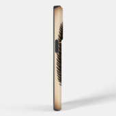 iPhone cover goud zwart (Achterkant / Rechts)