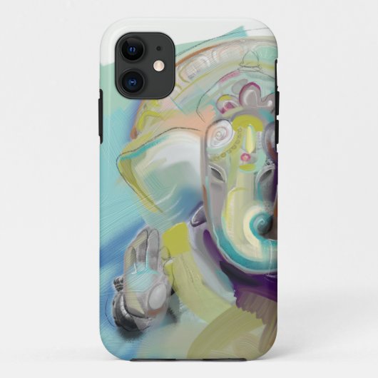 IPhone cover with Ganesh design (Achterkant)