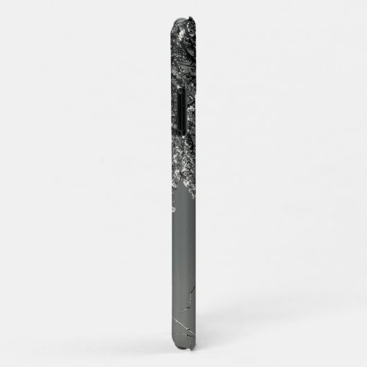 iPhone cover with sky and spring branches (Achterkant/rechts)