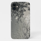 iPhone cover with sky and spring branches (Achterkant)