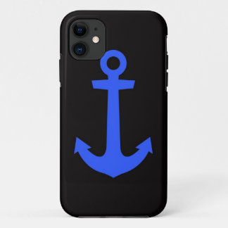 iPhone-draagtas Anchor zwart & blauw Case-Mate iPhone Case