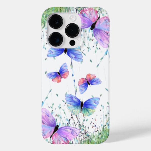 iPhone-draagtas Butterflies vliegen in Natuur Case-Mate iPhone Case (Achterkant)