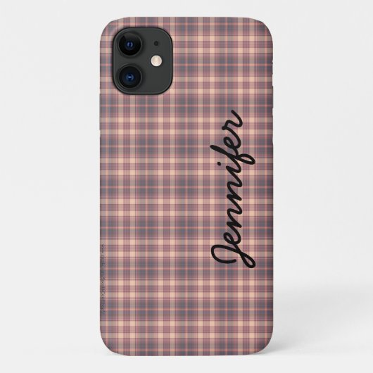 iPhone-draagtas, grijs roze, stevig, persoonlijk Case-Mate iPhone Case (Achterkant)