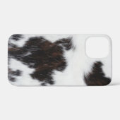 iPhone draagtas - Koeienhuid White Brown Black Case-Mate iPhone Case (Achterkant (horizontaal))