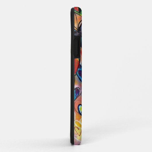 iPhone-draagtas - Meerkleurig hart Case-Mate iPhone Case (Achterkant/rechts)