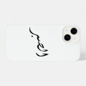 iPhone-draagtas met Arabische tekst Patience Sabr iPhone Hoesje (Achterkant horizontaal)