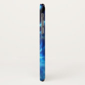 IPhone-draagtas met blauwe vlam en schedel Case-Mate iPhone Case (Achterkant/links)