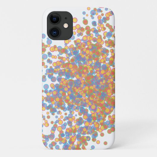 IPhone-draagtas met cirkelabstract ontwerp Case-Mate iPhone Case (Achterkant)
