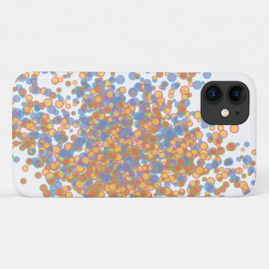 IPhone-draagtas met cirkelabstract ontwerp Case-Mate iPhone Case (Achterkant (horizontaal))