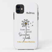 iPhone-draagtas met Dandelion & Care-bericht Case-Mate iPhone Case (Achterkant)