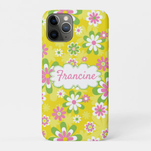 iPhone-draagtas met geel bloemenpatroon! Case-Mate iPhone Case